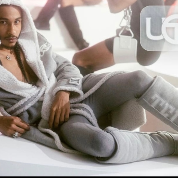 Telfar x UGG Tall Fleece Heather Grey - Picture 5 of 6